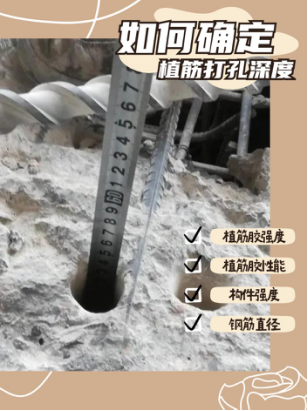 植筋深度為多少，才能保證錨固效果？
